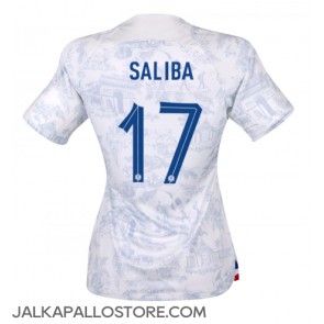 Ranska William Saliba #17 Vieraspaita Naisten MM-kisat 2022 Lyhythihainen